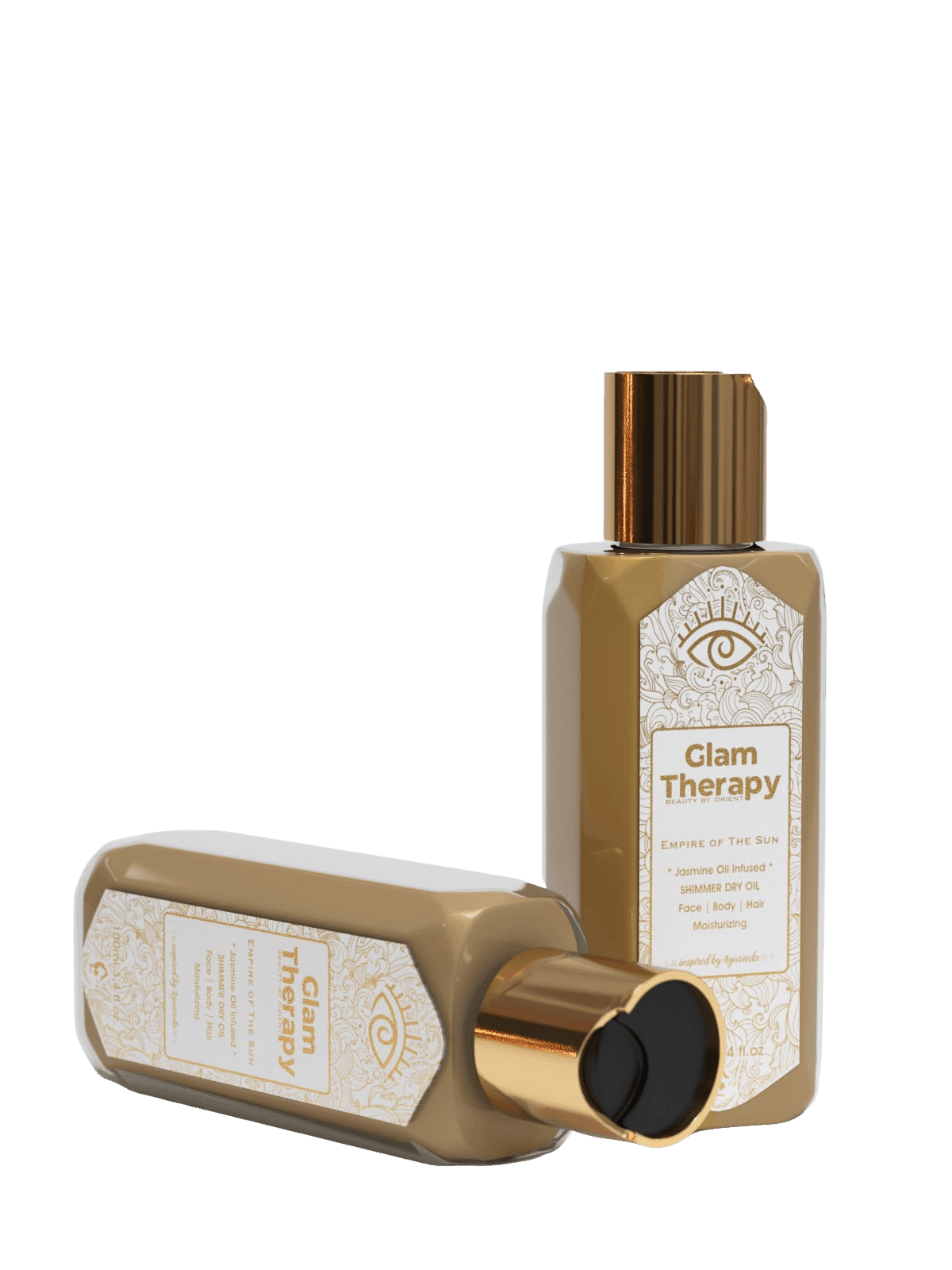 Glam Therapy Yasemin Yagi Etkili Cok Amacli Isiltili Kuru Yag 100 Ml Temiz 3 min