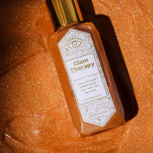 Glam Therapy Golden Dust Jasmine Oil Infused Işıltılı Kuru Yağ